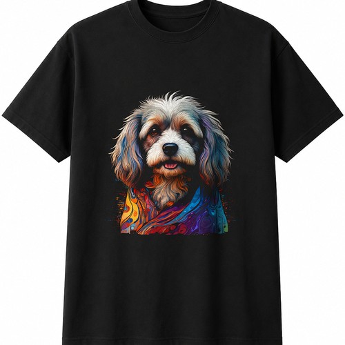 Detailed cavachon dog - detailed,