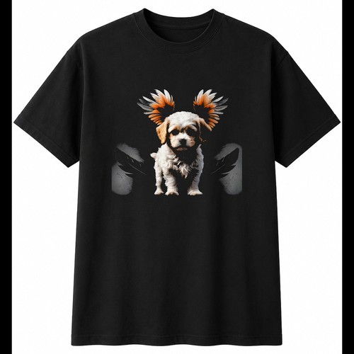 Double exposure cavachon with - exposure,