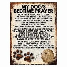 MY DOG'S BEDTIME PRAYER RETRO