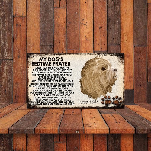Dog prayer retro - dog's,