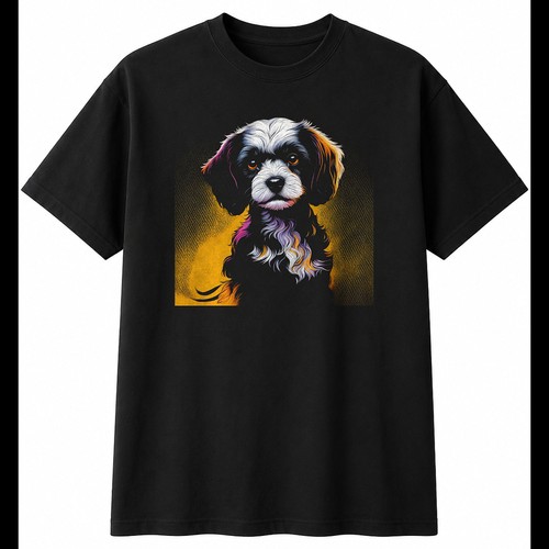 Tattoo cavachon portrait - tattoo, mens