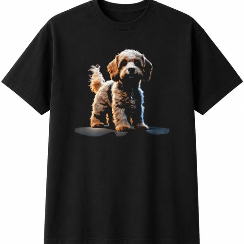 Cavachon glowing dog lover - glowing,
