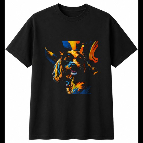 Cavachon torn mens shirt dog - torn, t-shirt