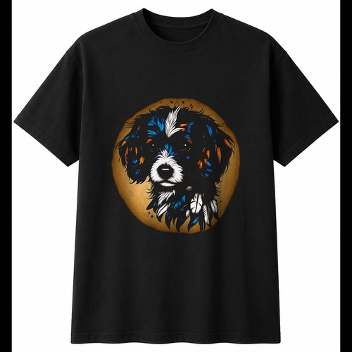 Cavachon tattoo dog - dog, mens