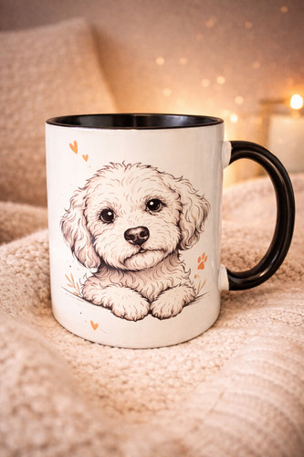 Cavachon puppy mug cute dog - mug,