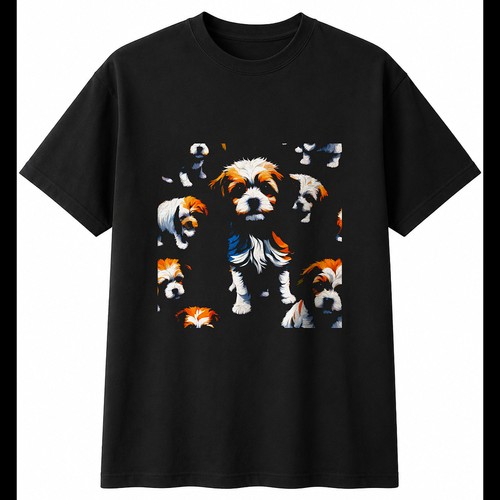 Cavachon torn paper - cavachon,