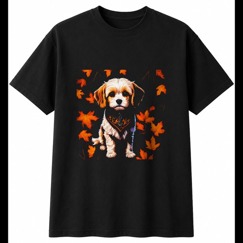 Dark fantasy cavachon - dark, in